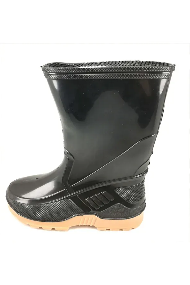 Siyah 37-41 Arası Plastik Uzun Yağmur Çizmesi
