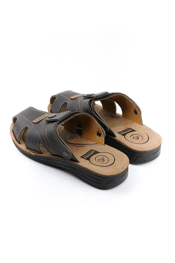 Yazlık Erkek Çıtçıtlı Ayarlanabilir Terlik-sandalet