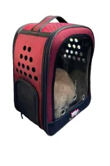 Lüx Büyük Boy Kedi Köpek Taşıma Çantası Elastik Pvc Kırılmaz 50 X 25 X 34 Cm XL