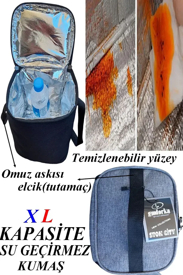 8 saate kadar sıcak soğuk muhafaza plaj çantası meşrubat  çantası yemek çantası